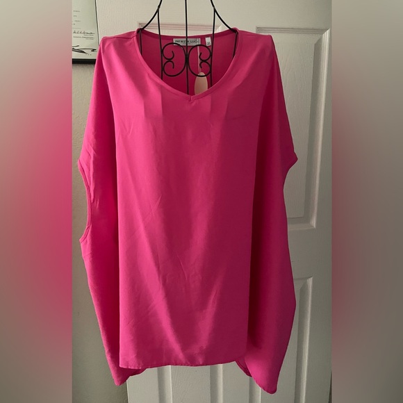 Patrizia Luca Tops - Patrizia Luca Bold Pink Blouse
